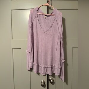 We The Free Lilac Long Sleeve Thermal Top